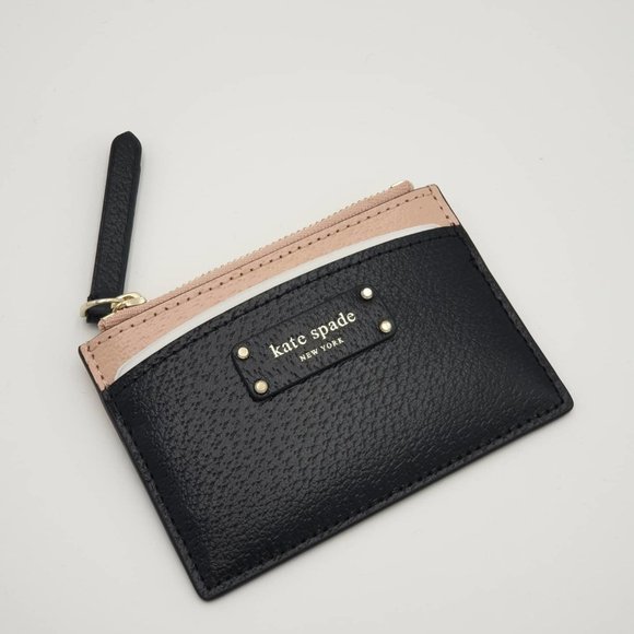 KATE SPADE Jeanne Small Zip Leather Card Holder NWT - Picture 2 of 10